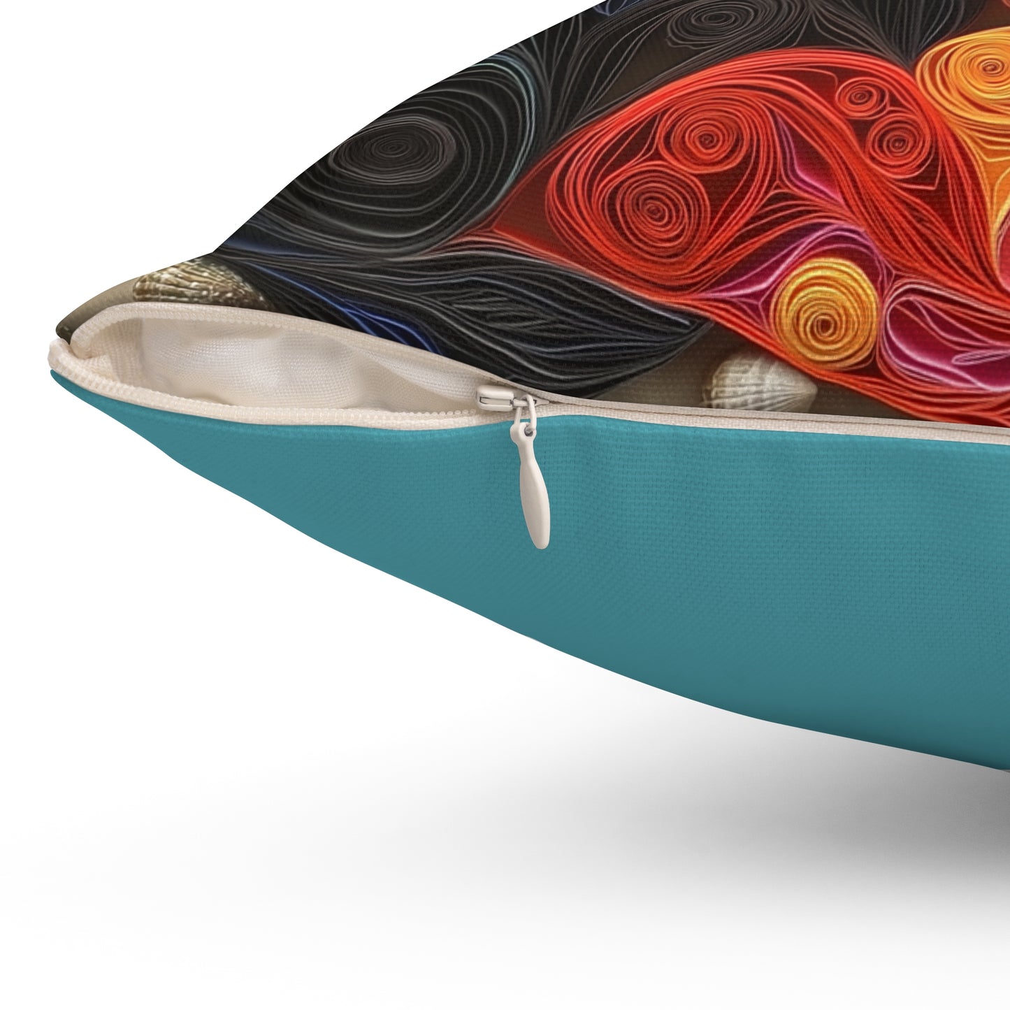 Pillow - A Girl and Her Dog - Summer